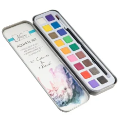 Nassau Aquarel Verfset, 18 kleuren><noscript><img width=