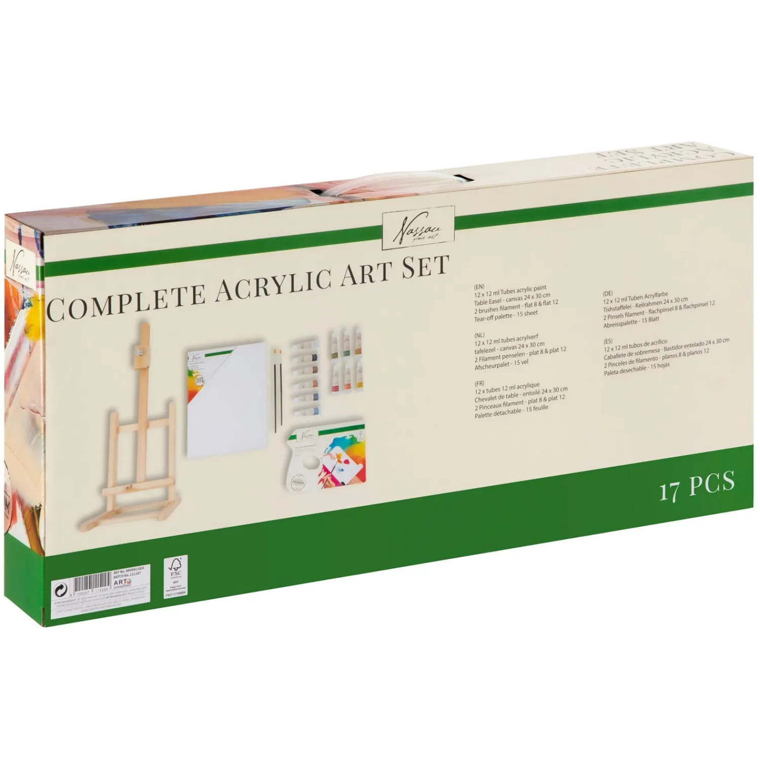Nassau Complete Acrylset, 17dlg.>Nassau Fine Art Sale