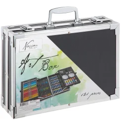 Nassau Luxe Kunstset Creatief in Metalen Koffer, 121dlg.>Nassau Fine Art Best