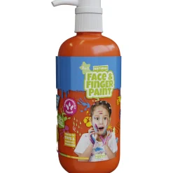 Boti Natural Face & Fingerpaint Fles met Pompje - Oranje, 1L Best