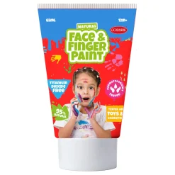 Natural Face & Fingerpaint Tube - Rood en Oranje, 2x65ml-Boti Hot