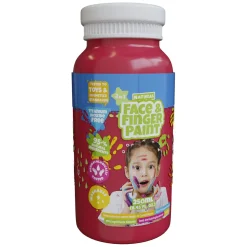 Natural Face & Fingerpaint Fles - Rood, 250ml>Boti New