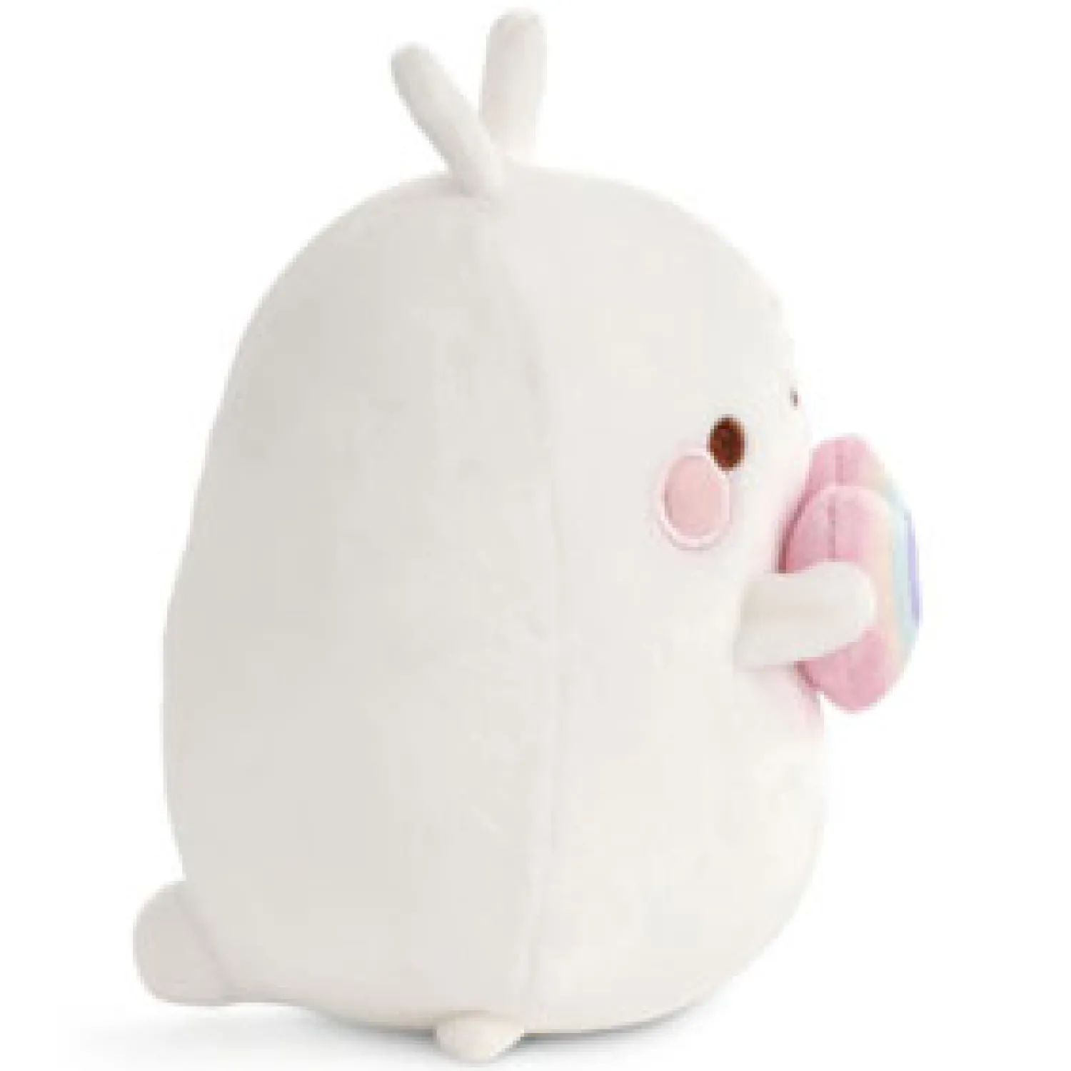 Nici Pluchen Knuffel Molang Regenboog met Hart in Geschenkdoos, 16cm Best