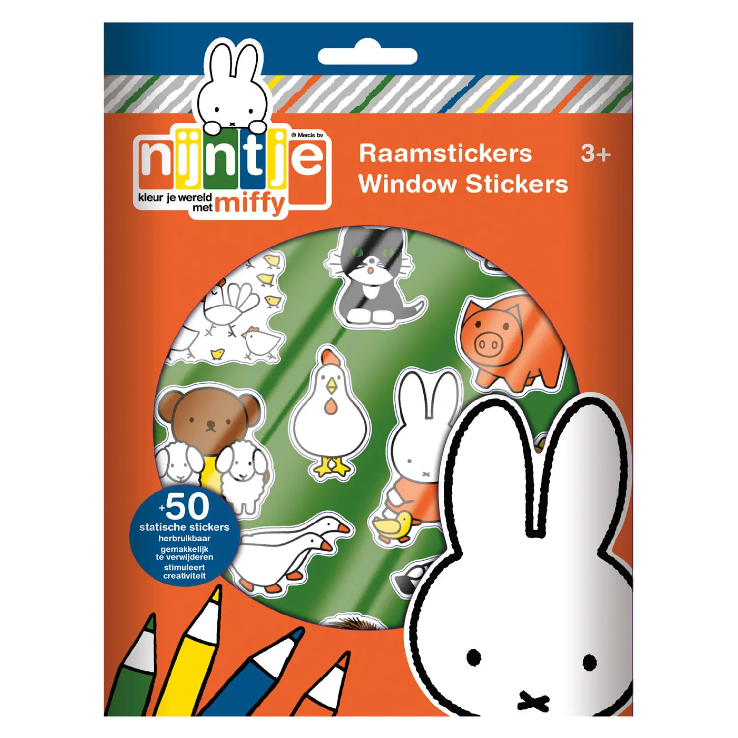 Nijntje Raamstickers-Bambolino Toys Outlet
