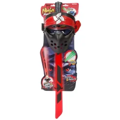 Ninja Lichtzwaard Licht en Geluid met Schietfunctie en Masker - Rood-Toi-Toys Outlet