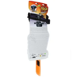 Ninja Lichtzwaard Licht en Geluid met Schietfunctie en Masker - Oranje-Toi-Toys