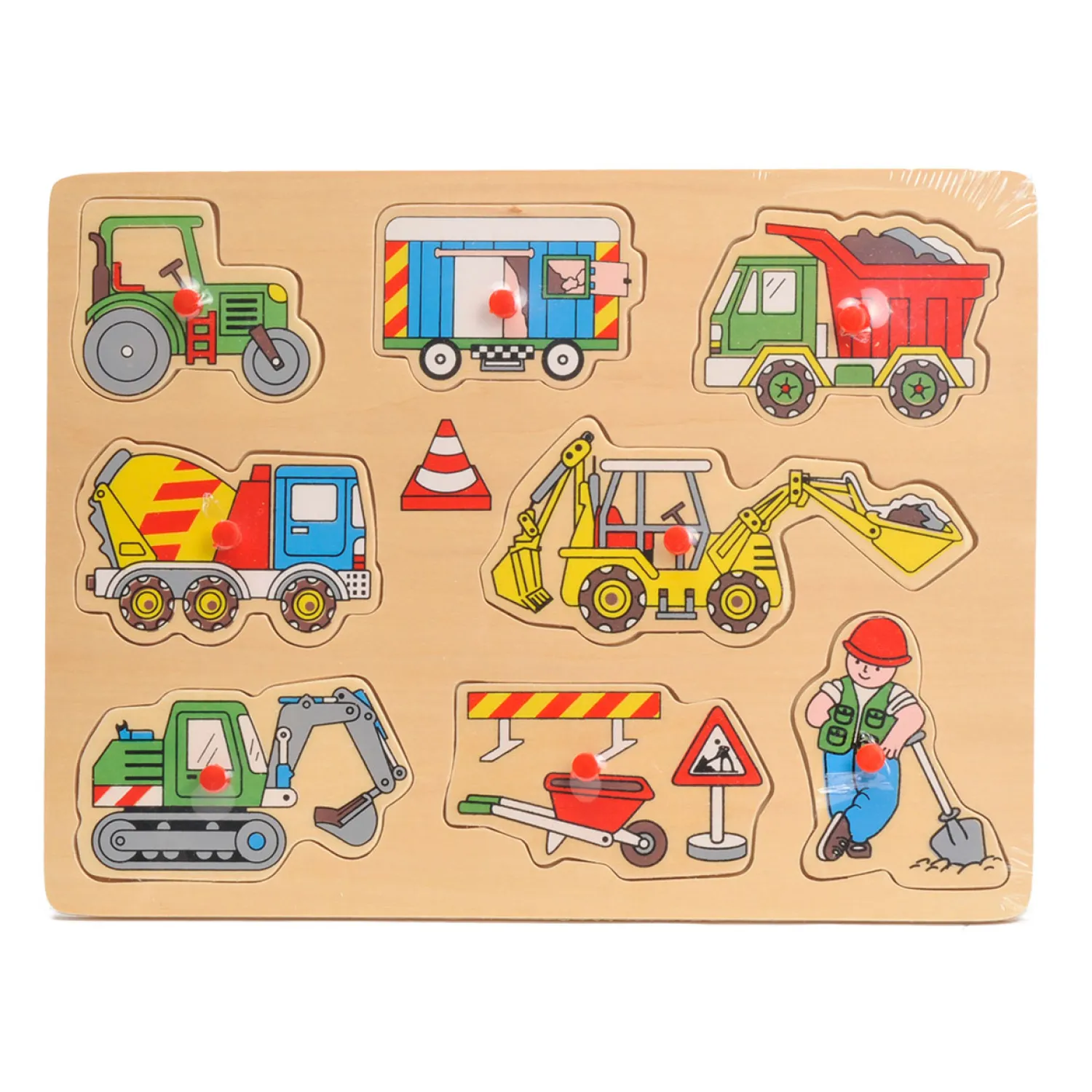 Noppenpuzzel Werk in Uitvoering-Playwood New