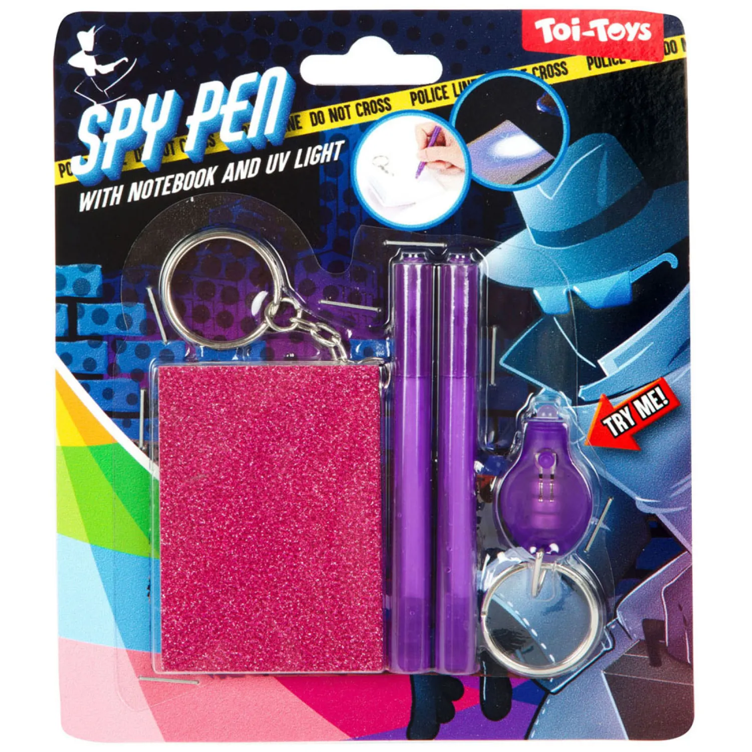 Toi-Toys Notitieboek met UV Lamp en Geheimschrift Pen Best