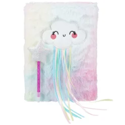 Notitieboek Pluche met Pen - Wolken- Best