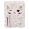 Notitieboek Pluche met Pen - Kat-