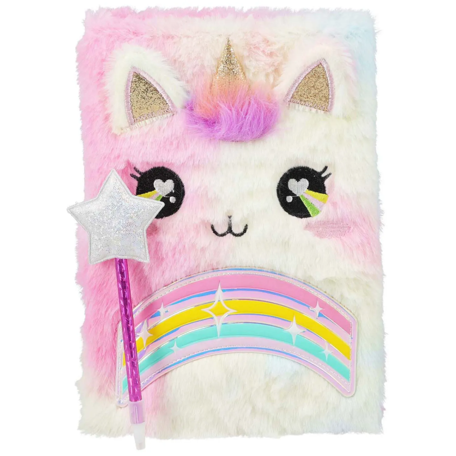 Notitieboek Pluche met Pen - Eenhoorn> Best