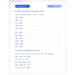 Oefenblaadjes Cijferen en Bewerkingen (9-10 J)-Deltas Best