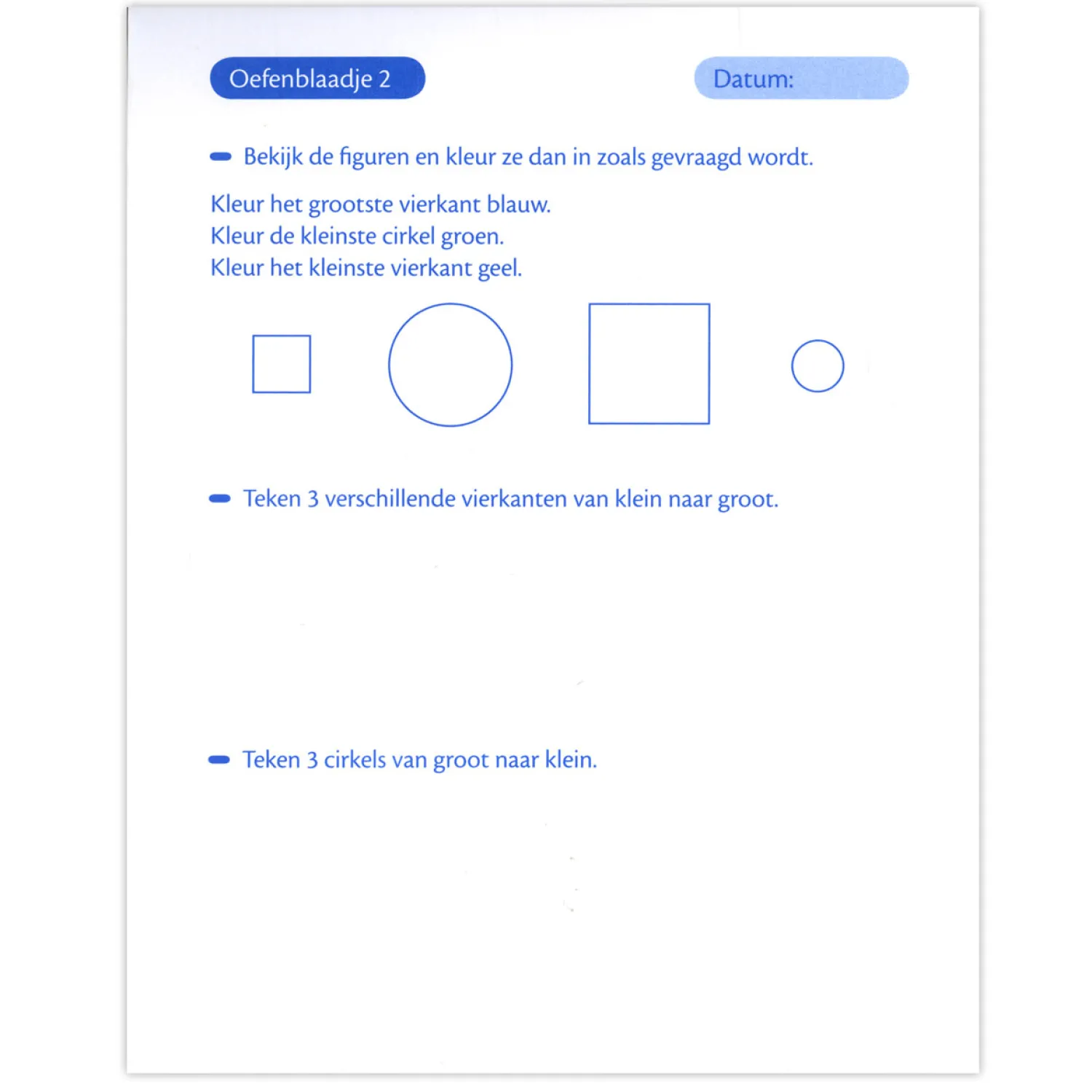 Oefenblaadjes Meetkunde, Maten En Gewichten-Deltas Online
