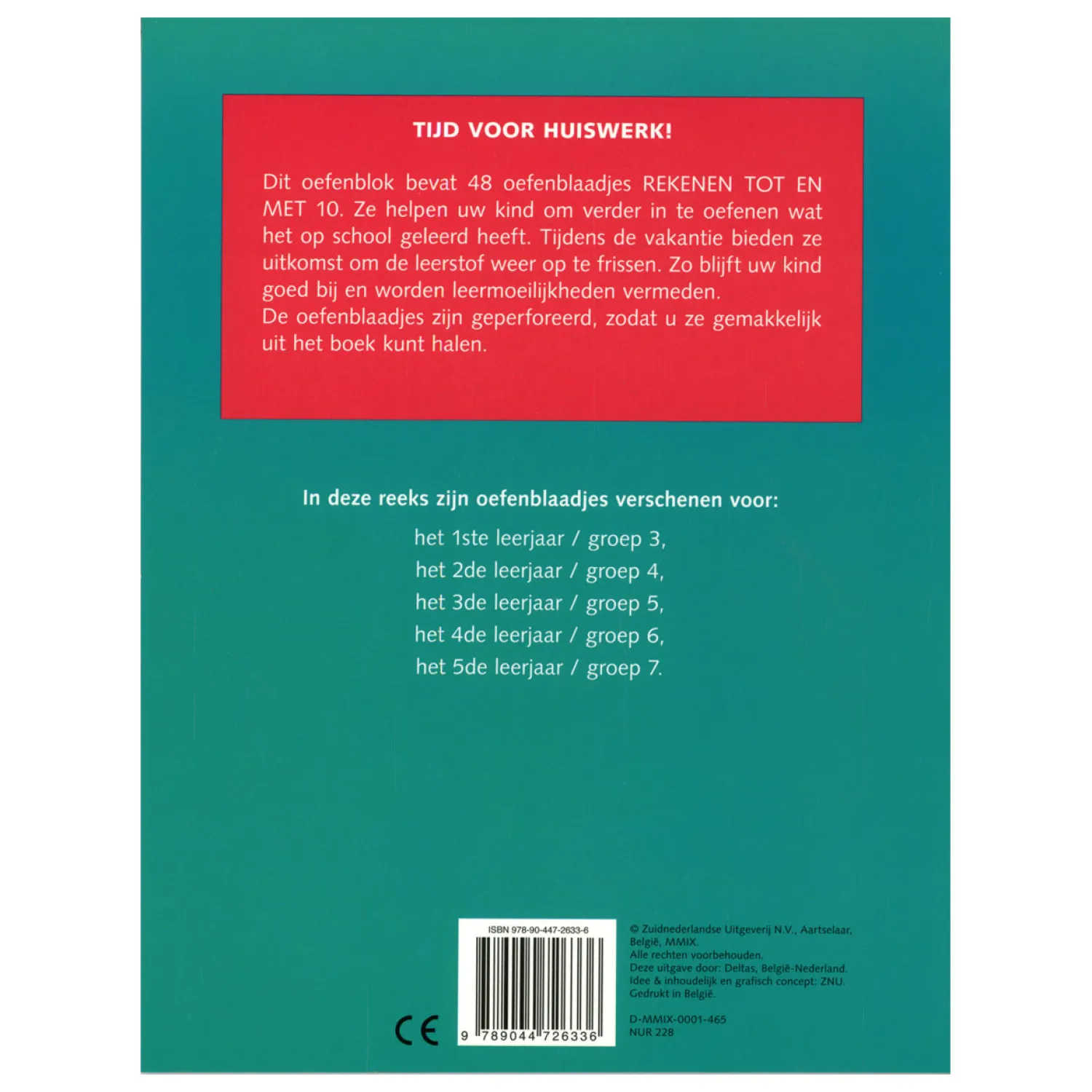 Oefenblaadjes Rekenen (6-7 J.) Eerste Trimester-Deltas Hot