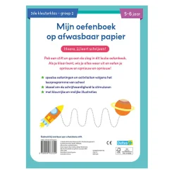Oefenboek Afwasbaar Papier Leuke Schrijfspelletjes (5-6 j.)><noscript><img width=