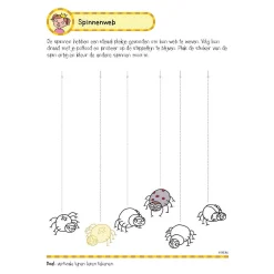 Oefenboek met Stickers - Eerste Schrijfspelletjes (5-6 jaar)-Deltas New