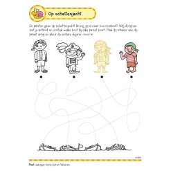 Oefenboek met Stickers - Eerste Schrijfspelletjes (5-6 jaar)-Deltas New