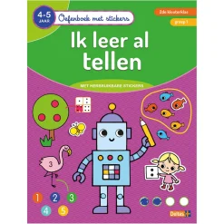 Oefenboek met Stickers - Ik leer al Tellen (4-5 jaar)>Deltas Clearance