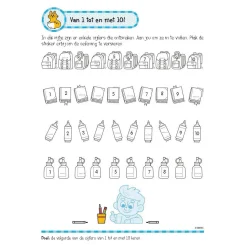 Deltas Oefenboek met Stickers - Leuke Rekenoefeningen (6-7 jaar) Best