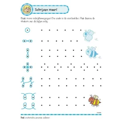 Oefenboek met Stickers - Leuke Schrijfoefeningen (6-7 jaar)-Deltas Discount