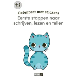 Oefenpret met Stickers Groep 1- Schrijven, Lezen, Tellen (4-5 jaar)>Deltas Online