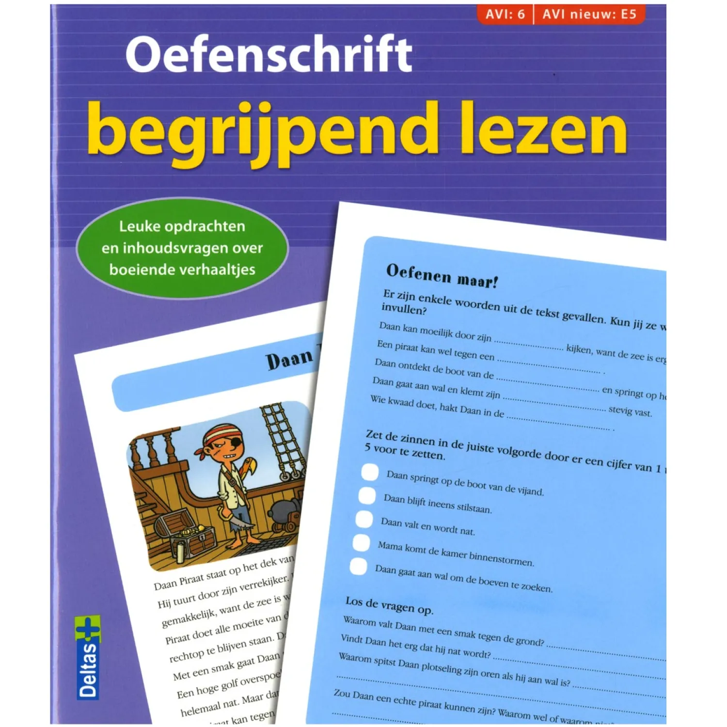 Oefenschrift Begrijpend Lezen AVI E5>Deltas Outlet
