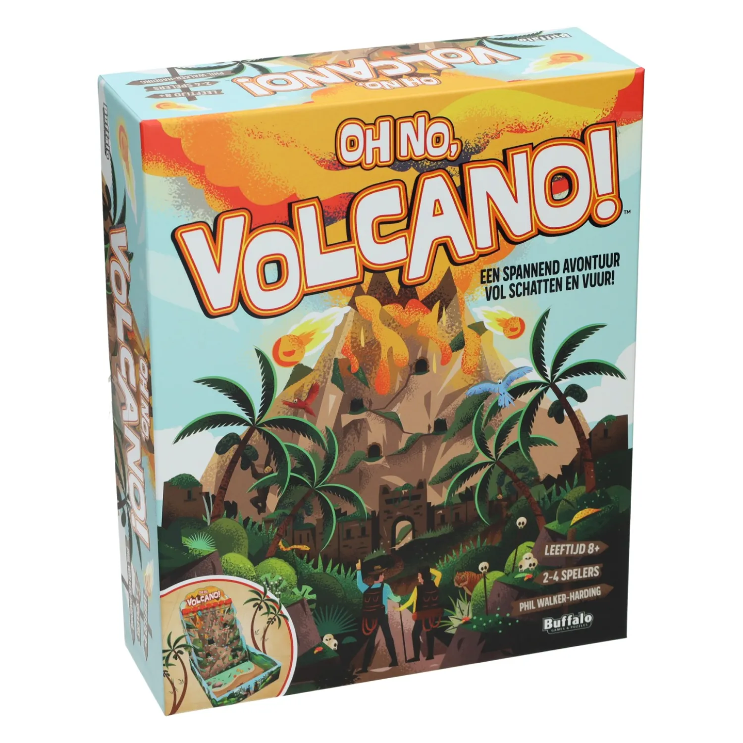 Asmodee Oh No Volcano Kaartspel - 2-4 Spelers Discount