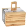 Onderzetter Bamboe, Set van 6> Clearance