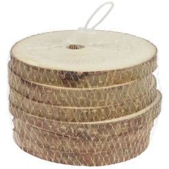 Onderzetters Boomschors Hout 11cm, 6st.> Sale