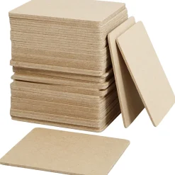 Onderzetters MDF 10x10cm, 50st.-Creativ Company Sale