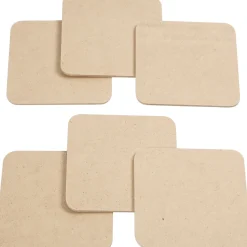 Onderzetters MDF 10x10cm, 50st.-Creativ Company Sale