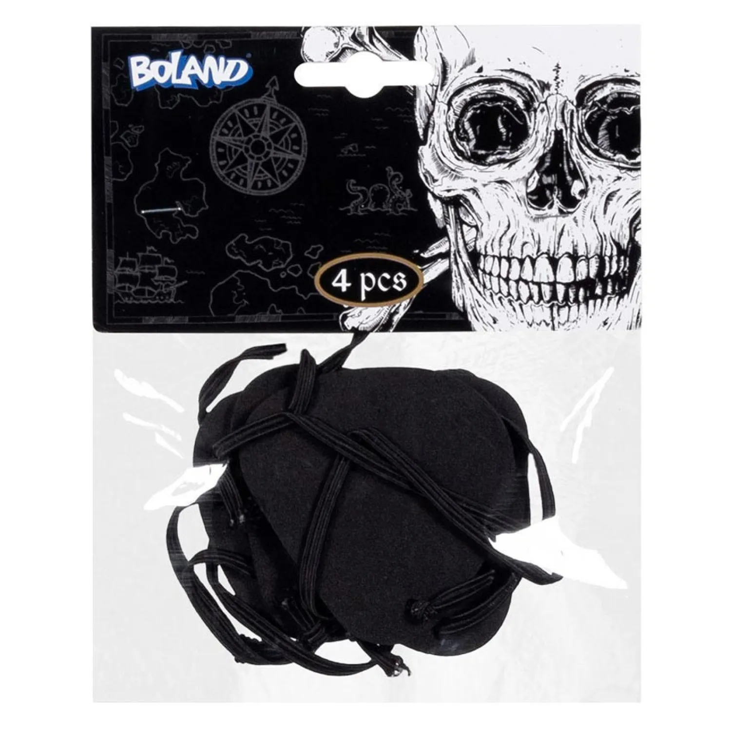 Ooglapjes Piraat, 4st.-Boland Discount