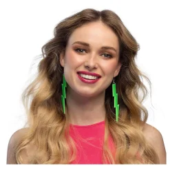 Oorbellen Flash Neon Groen>Boland Outlet