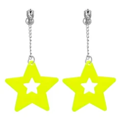 Oorbellen Neon Geel-Boland Discount