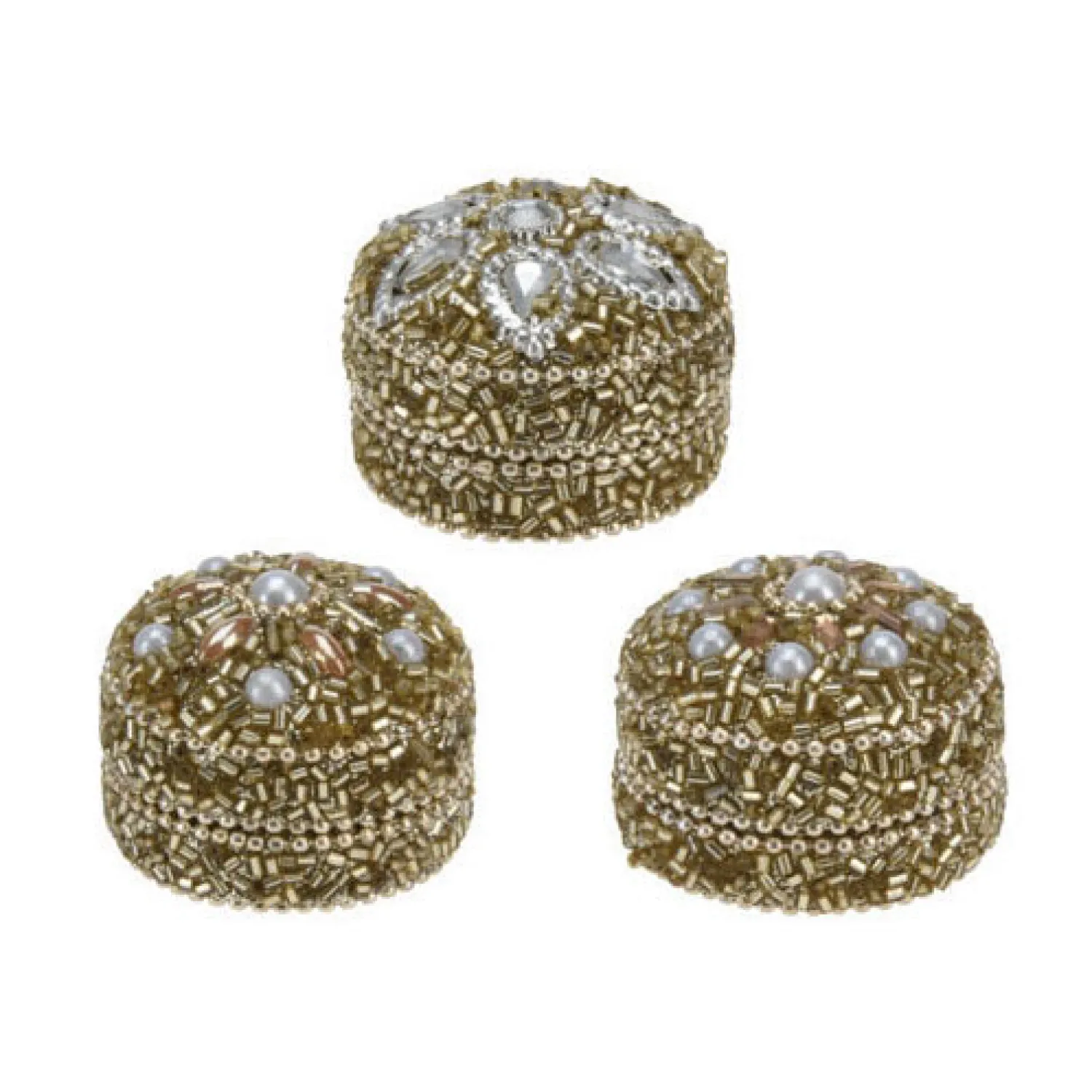 Opbergdoosje 4x3cm Goud, Set van 36 Best