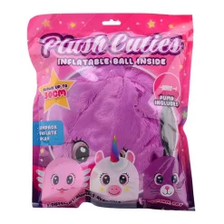 Johntoy Opblaasbare Pluche KnuffelCutie met Pomp, 30cm Discount