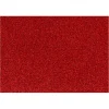 Opstrijkfolie Glitter Rood, A5-Creativ Company Outlet