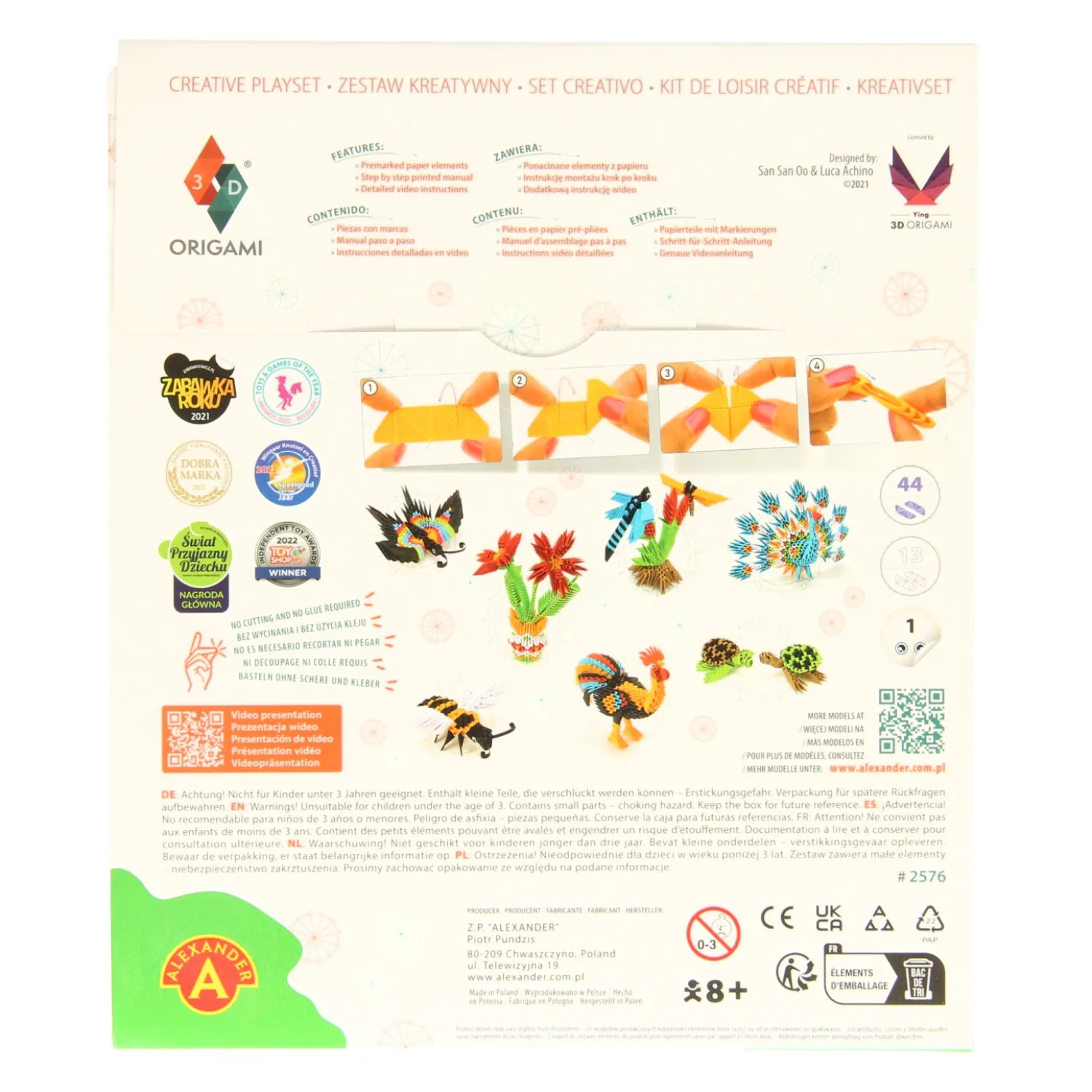 Origami 3D Uil, 57dlg.- New