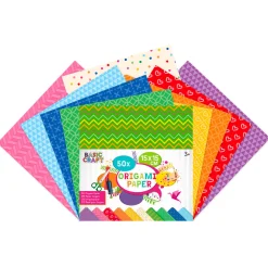 Creative Craft Group Origami Vouwblaadjes, 15x15cm, 50st.