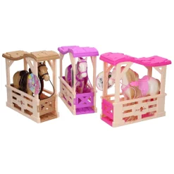 Paard in Stal - 17x16x5cm New