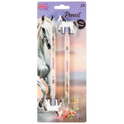 Paarden Potloden met Topper - 2st.-Creative Craft Group Clearance