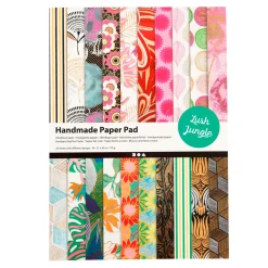 Papierblok Jungle met handgemaakt Papier, 20 vellen>Creativ Company Best