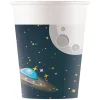 Globos Papieren Bekers FSC Raket Ruimte, 8st. Online