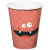 Papieren Bekers Monster Bash 250ml, 6st.-Folat BV Clearance