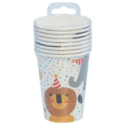 Boland Papieren Bekers Safari, 8st. Online