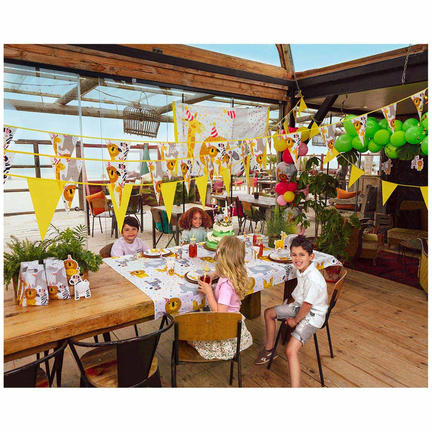 Boland Papieren Bekers Safari, 8st. Online