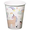 Folat BV Papieren Bekers Unicorns & Rainbows 250ml, 6st.