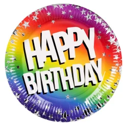 Boland Papieren borden Happy Birthday 23cm, 10st. New