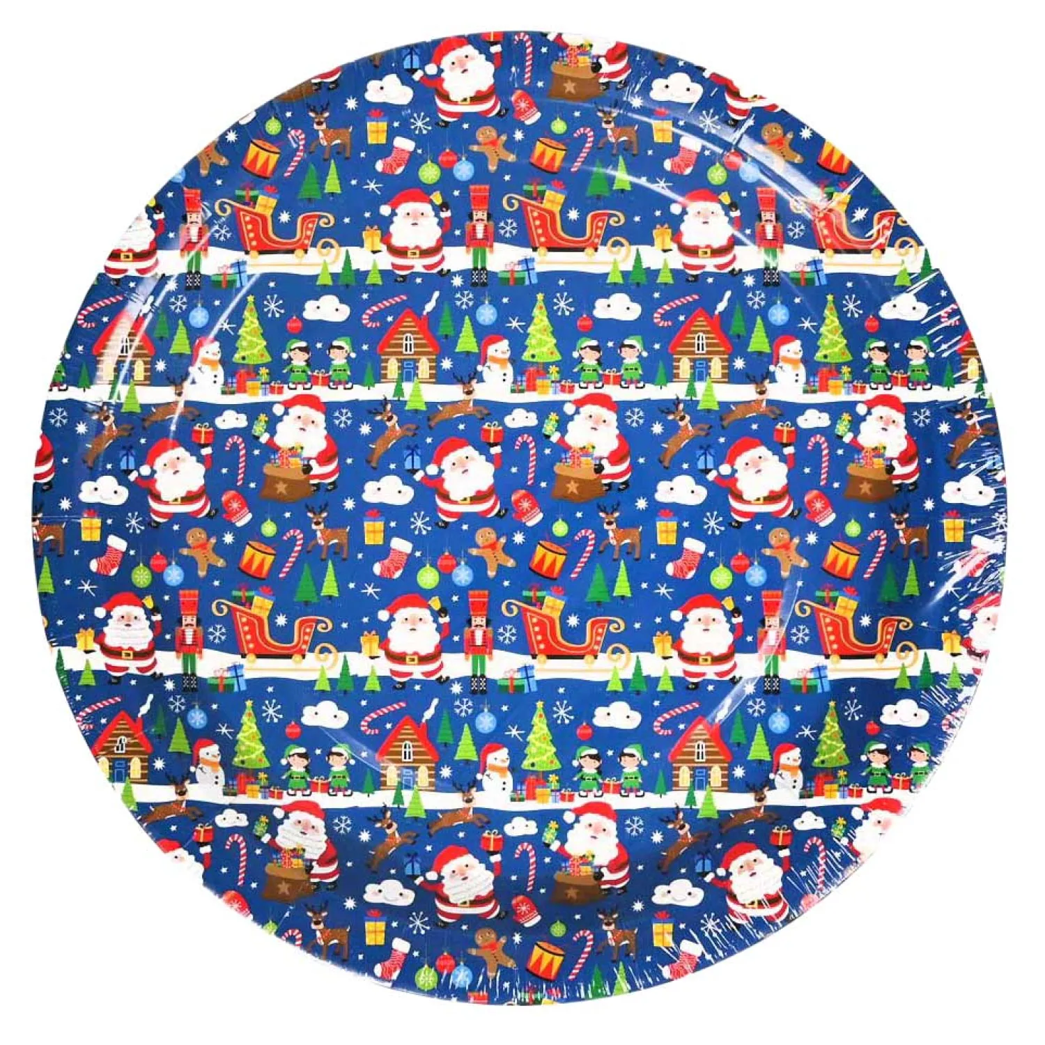 Papieren Borden Kerst - 10st.>Wins Holland Online