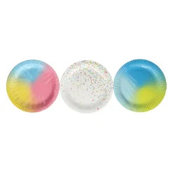 Papieren Feest Borden 23cm, 10st.> Discount